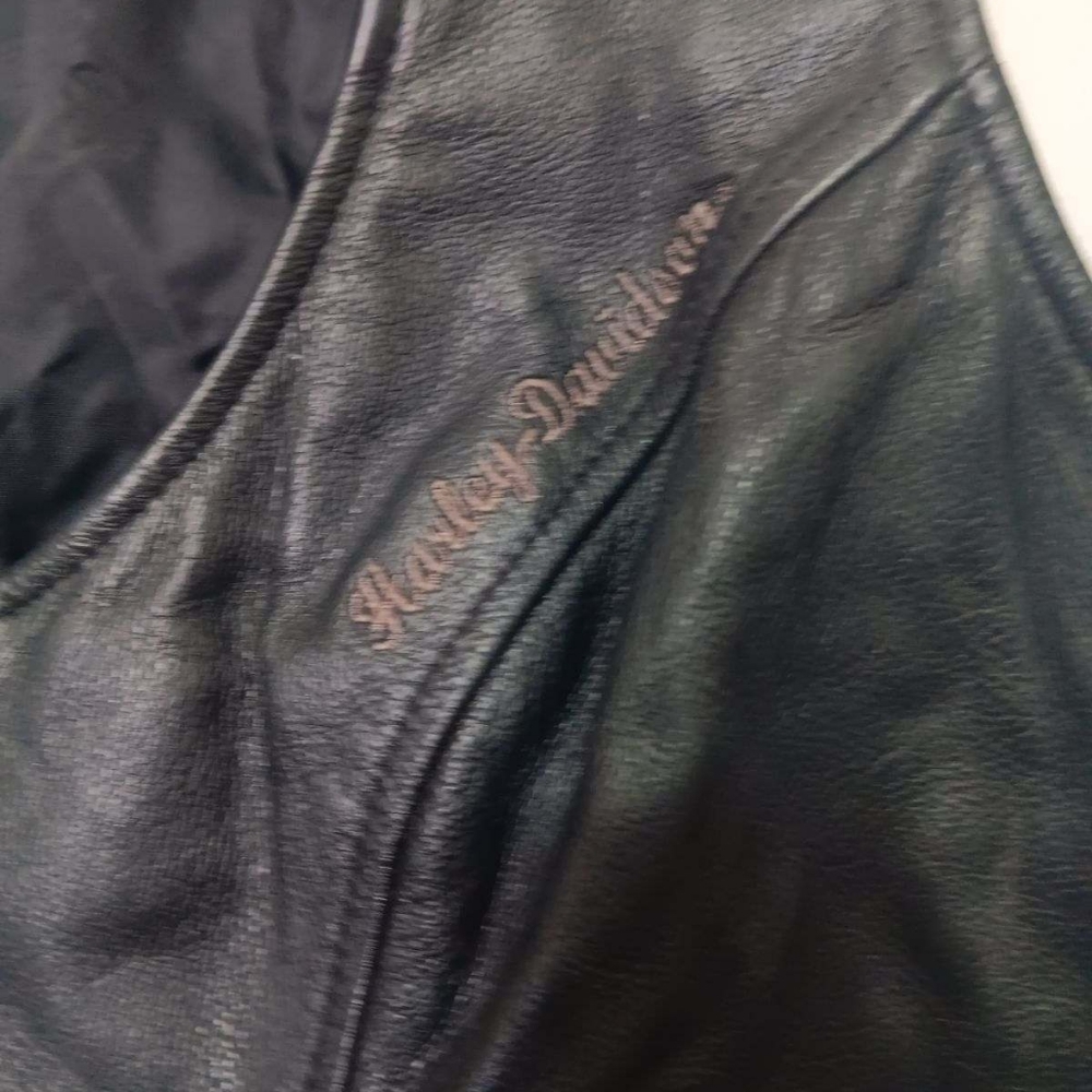 Womens Harley Davidson leather vest